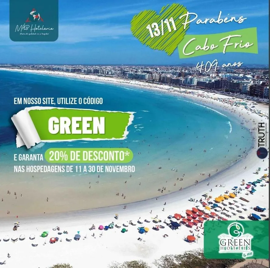 Green Hoteis Cabo Frio Brazil